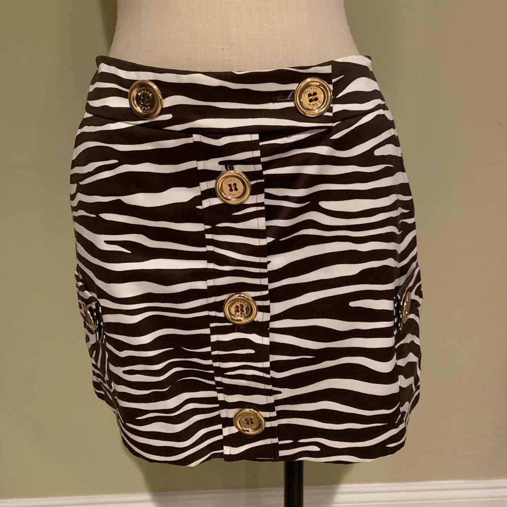 Michael Kors mini skirt Sz 4 made in Italy